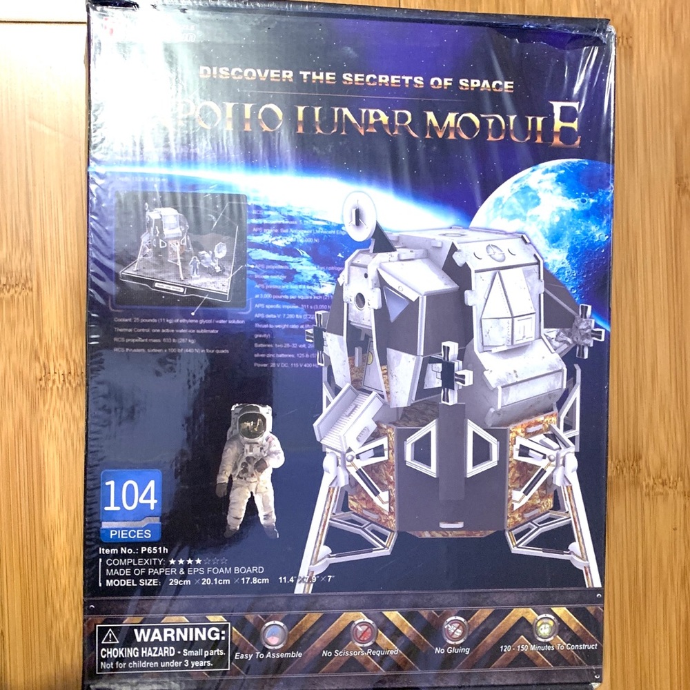 🎁Apollo Lunar Module - 104pc 3D Jigsaw Puzzle